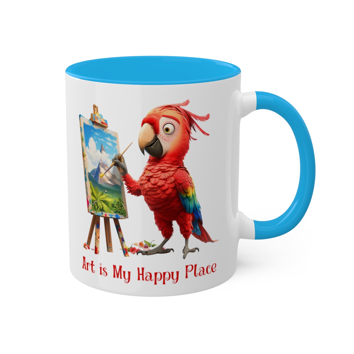 Parrot Artist Mug