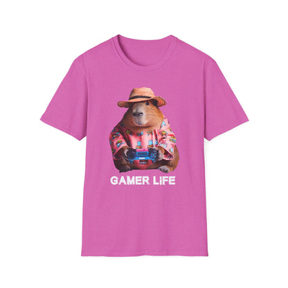 Capybara Gamer Unisex Softstyle T-Shirt