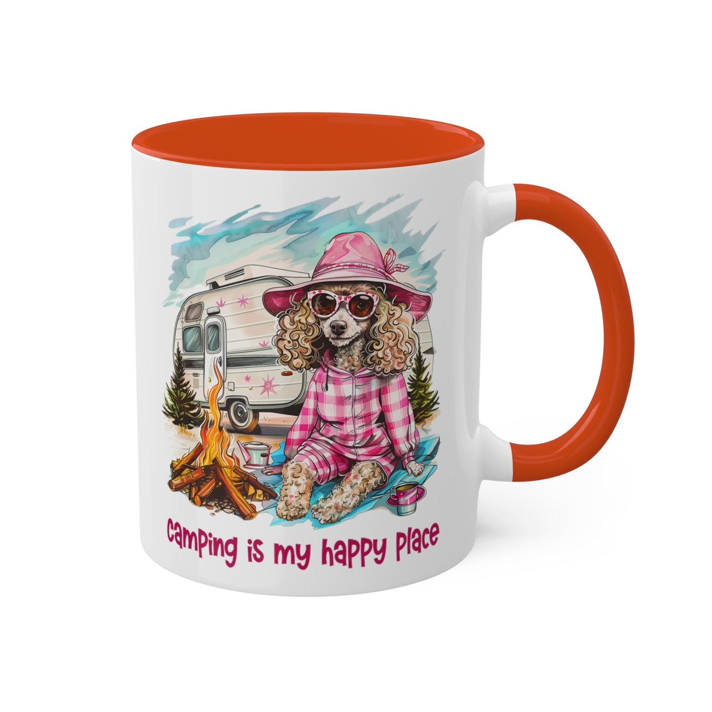 Poodle Camper Mug