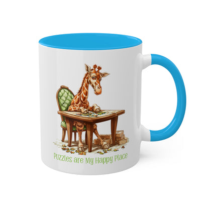 Giraffe Puzzler Mug