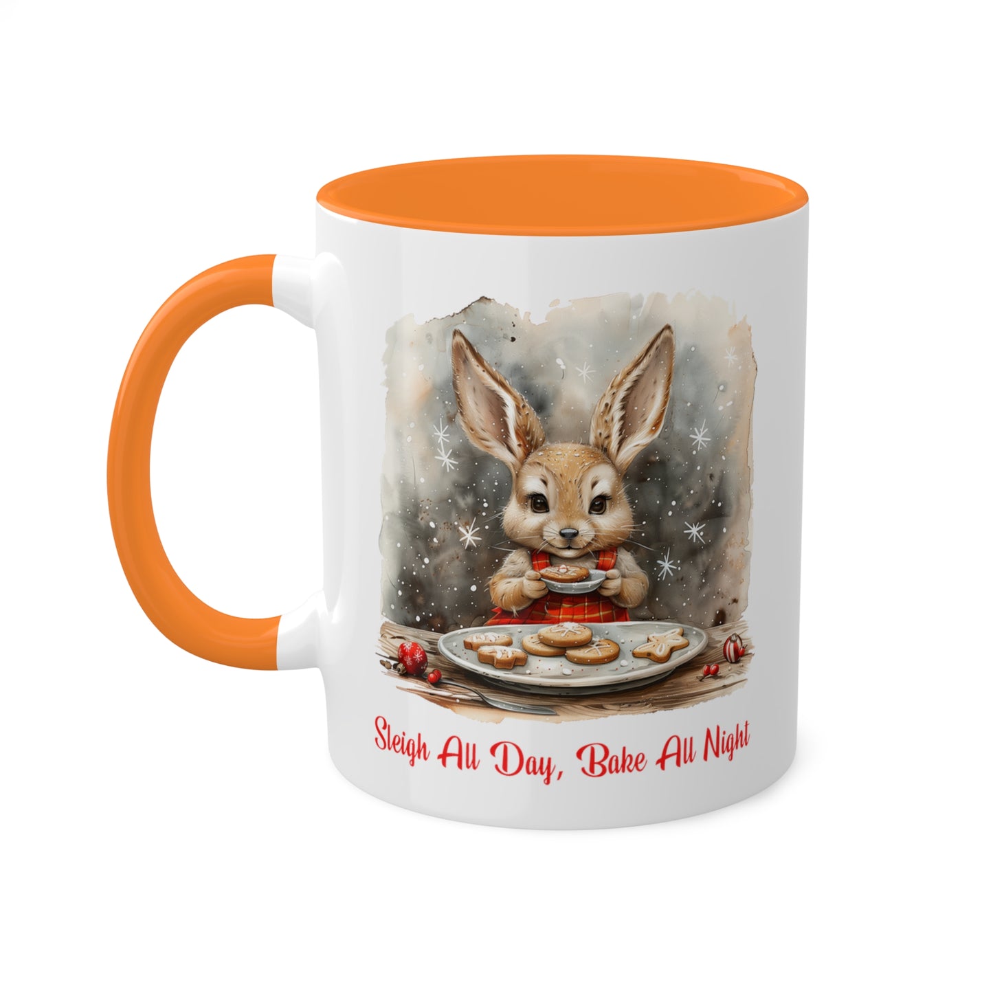 Rabbit Christmas Baker Mug