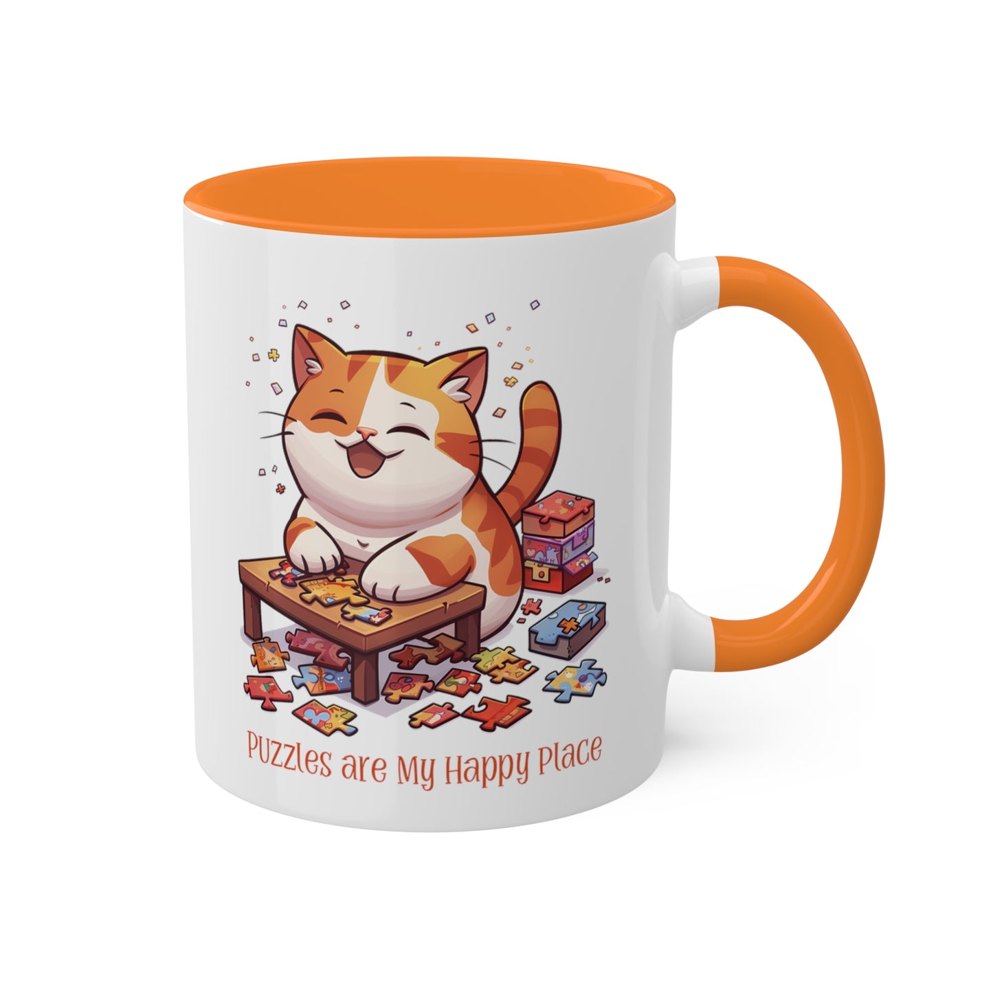 Cat Puzzler Mug