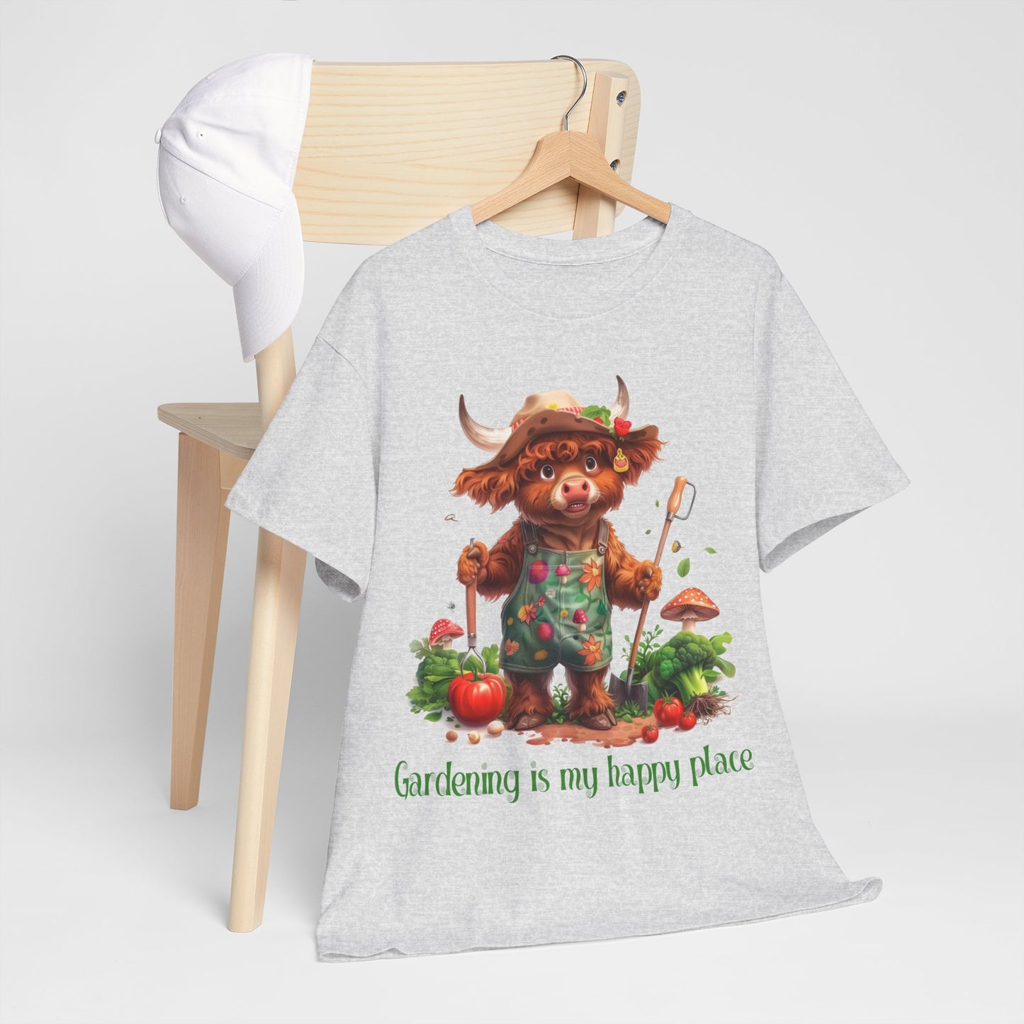 Highland Cow Gardener Tee