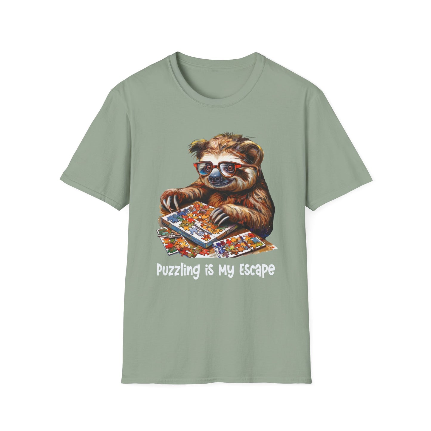 Sloth Puzzler Softstyle T-Shirt