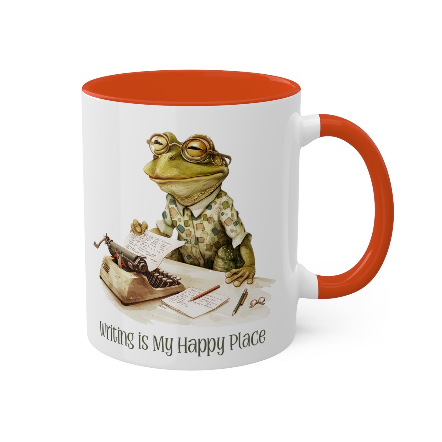 Frog Writer Mug