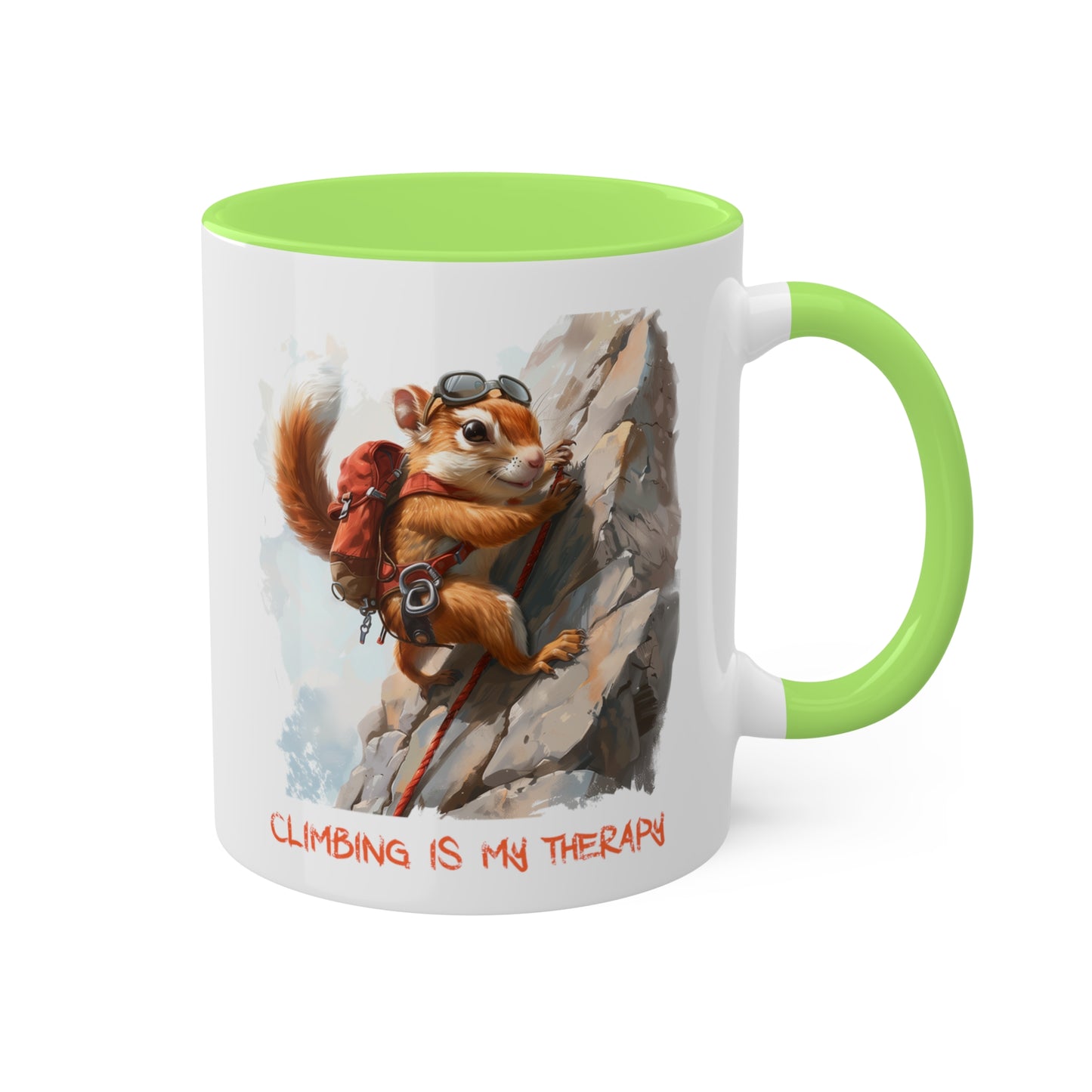 Squirrel Rock Climber Mug