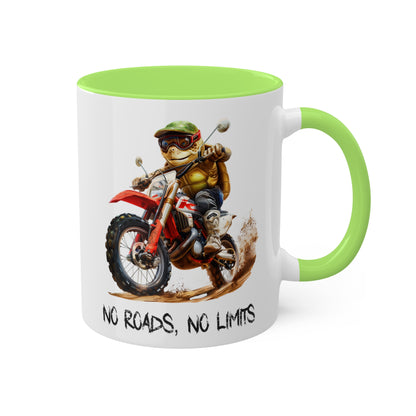 Turtle Dirt Biker Mug