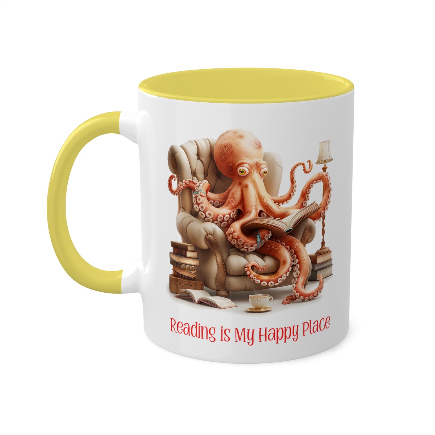 Octopus Reading Mug