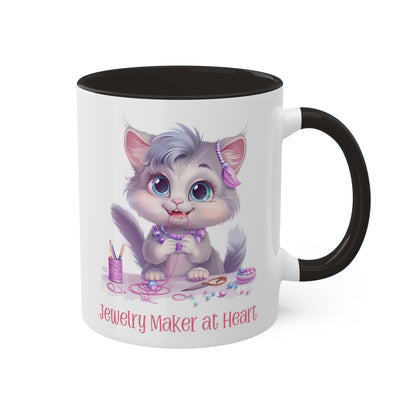 Kitty Cat Jewelry Maker Mug