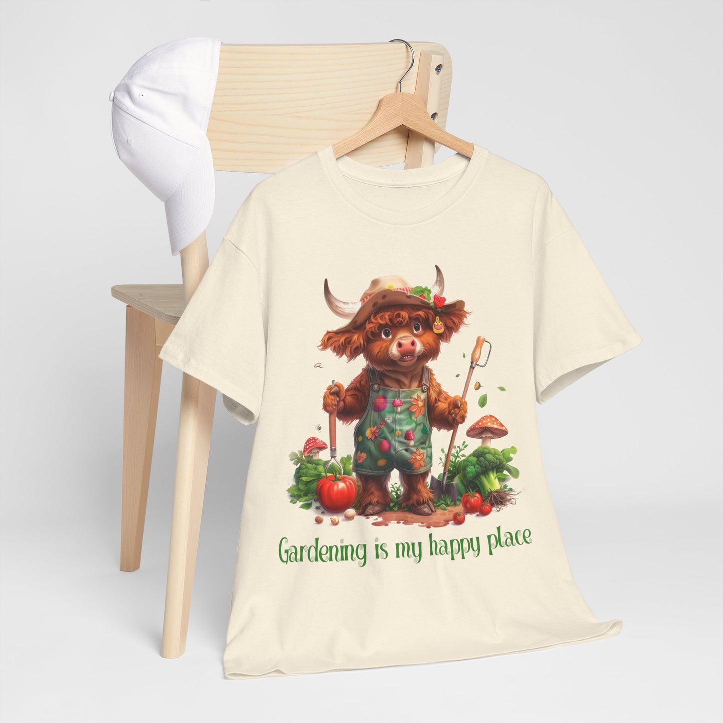 Highland Cow Gardener Tee