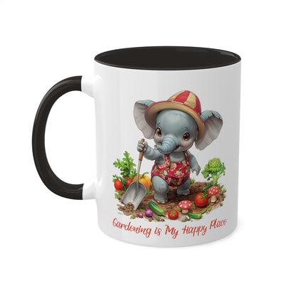 Elephant Gardener Mug