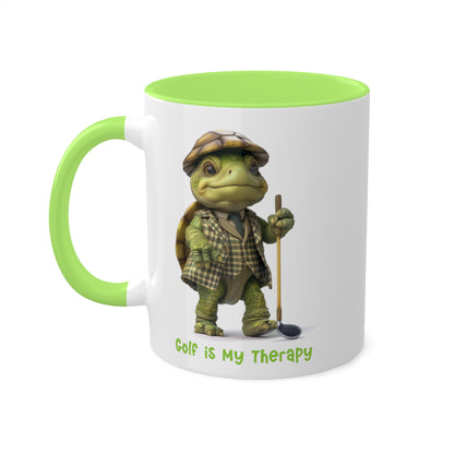 Turtle Golfing Mug