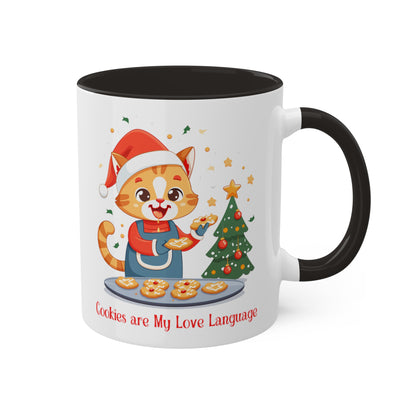 Kitty Cat Christmas Baker Mug