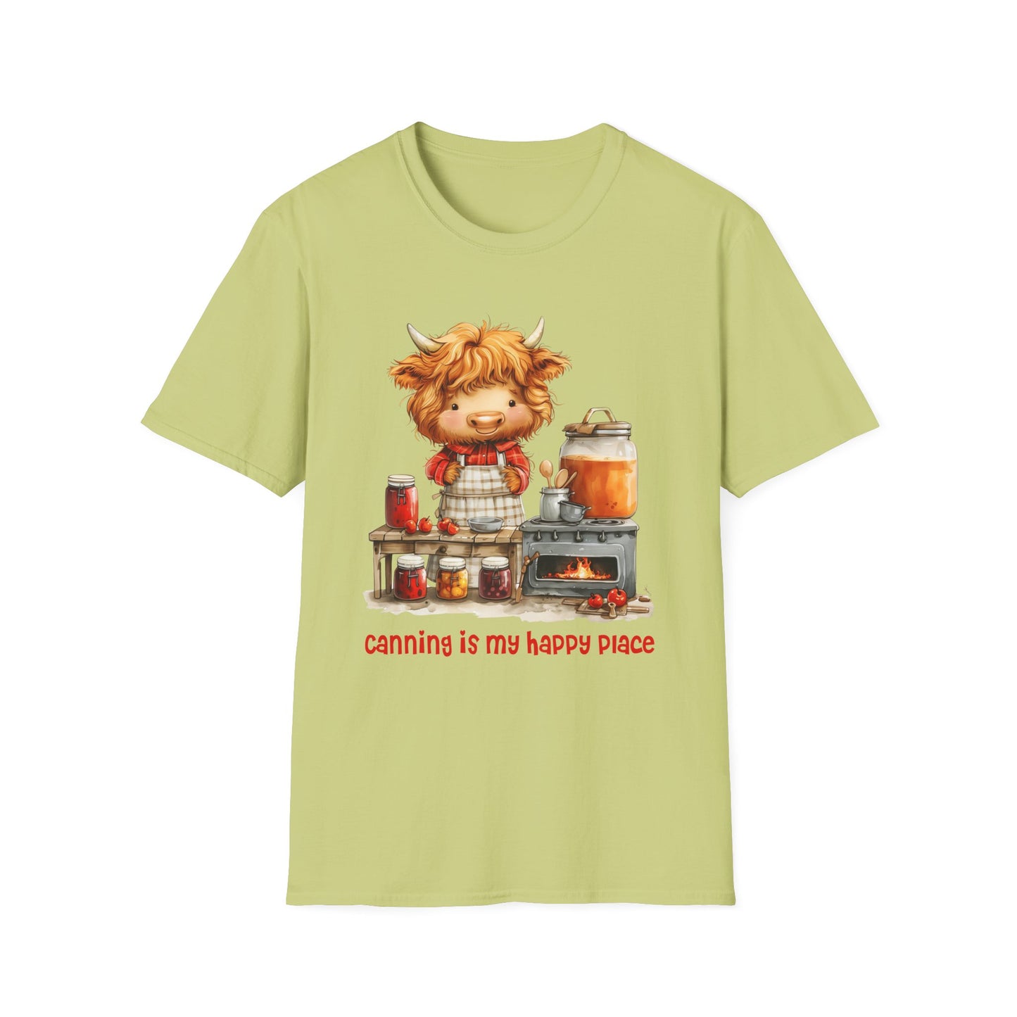 Highland Cow Canner Softstyle T-Shirt