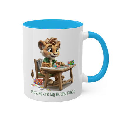 Lion Puzzler Mug