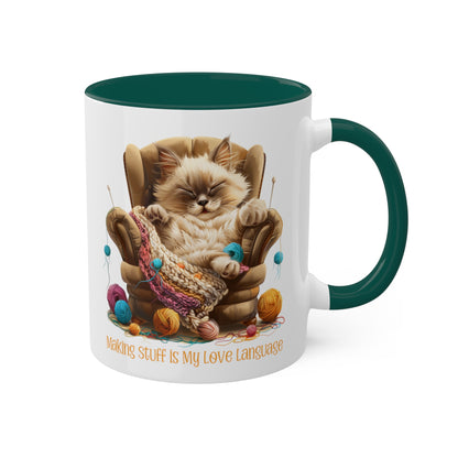 Cat Knitter Mug