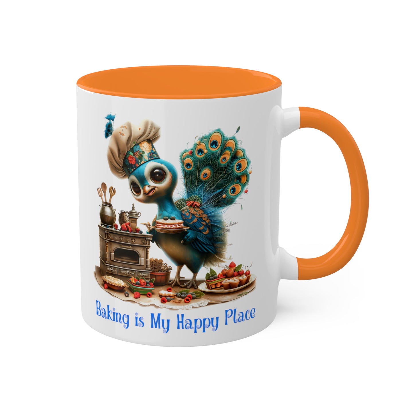 Peacock Baker Mug