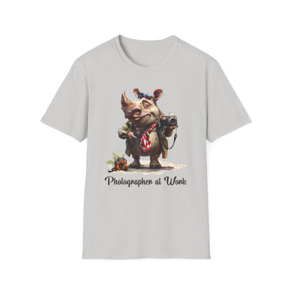 Rhino Photographer Softstyle T-Shirt