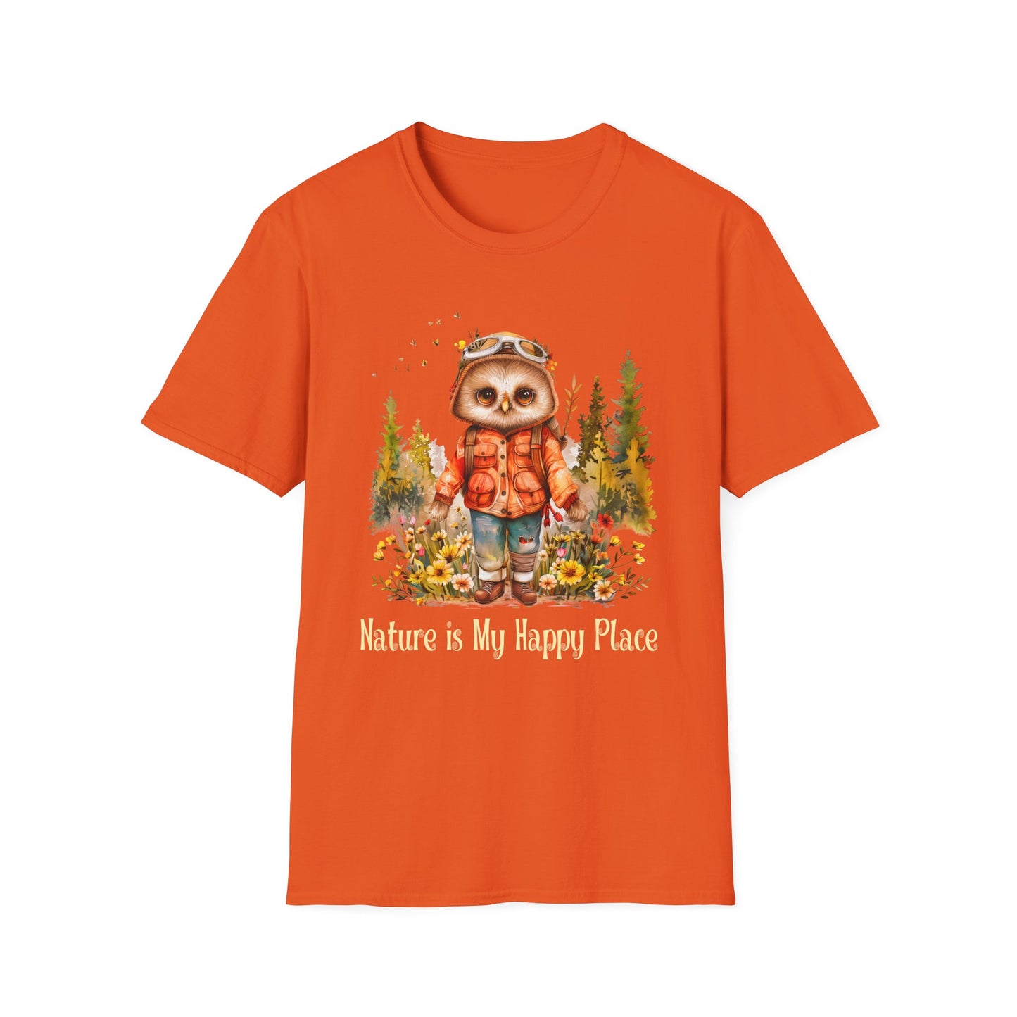 Squirrel Nature Hiker Softstyle T-Shirt