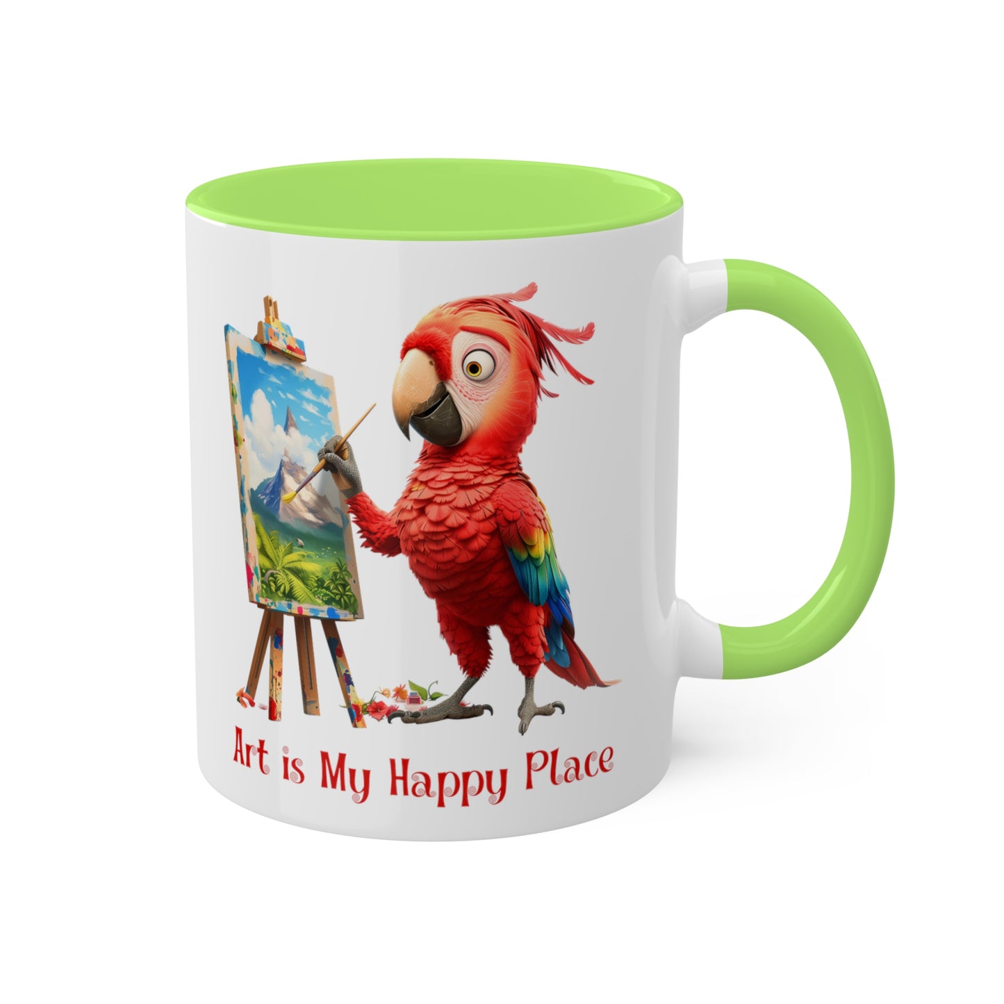 Parrot Artist Mug