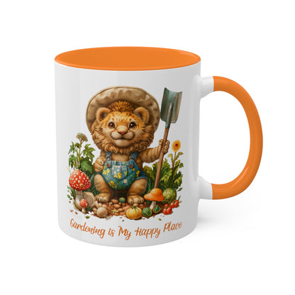 Lion Gardener Mug