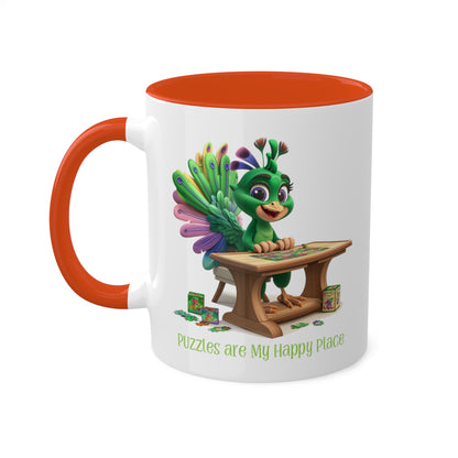 Peacock Puzzler Mug