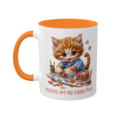 Cat Puzzler Mug