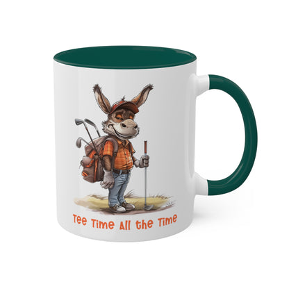 Donkey Golfing Mug