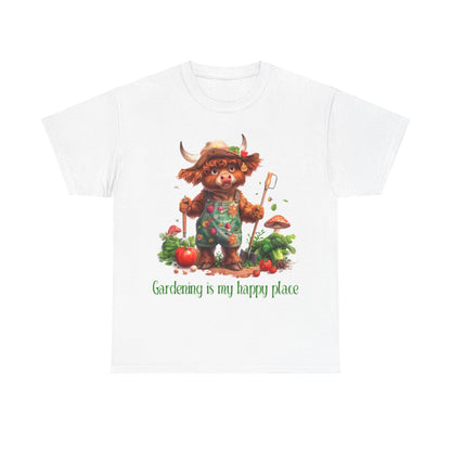 Highland Cow Gardener Tee