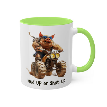 Pig Quad Rider Mug