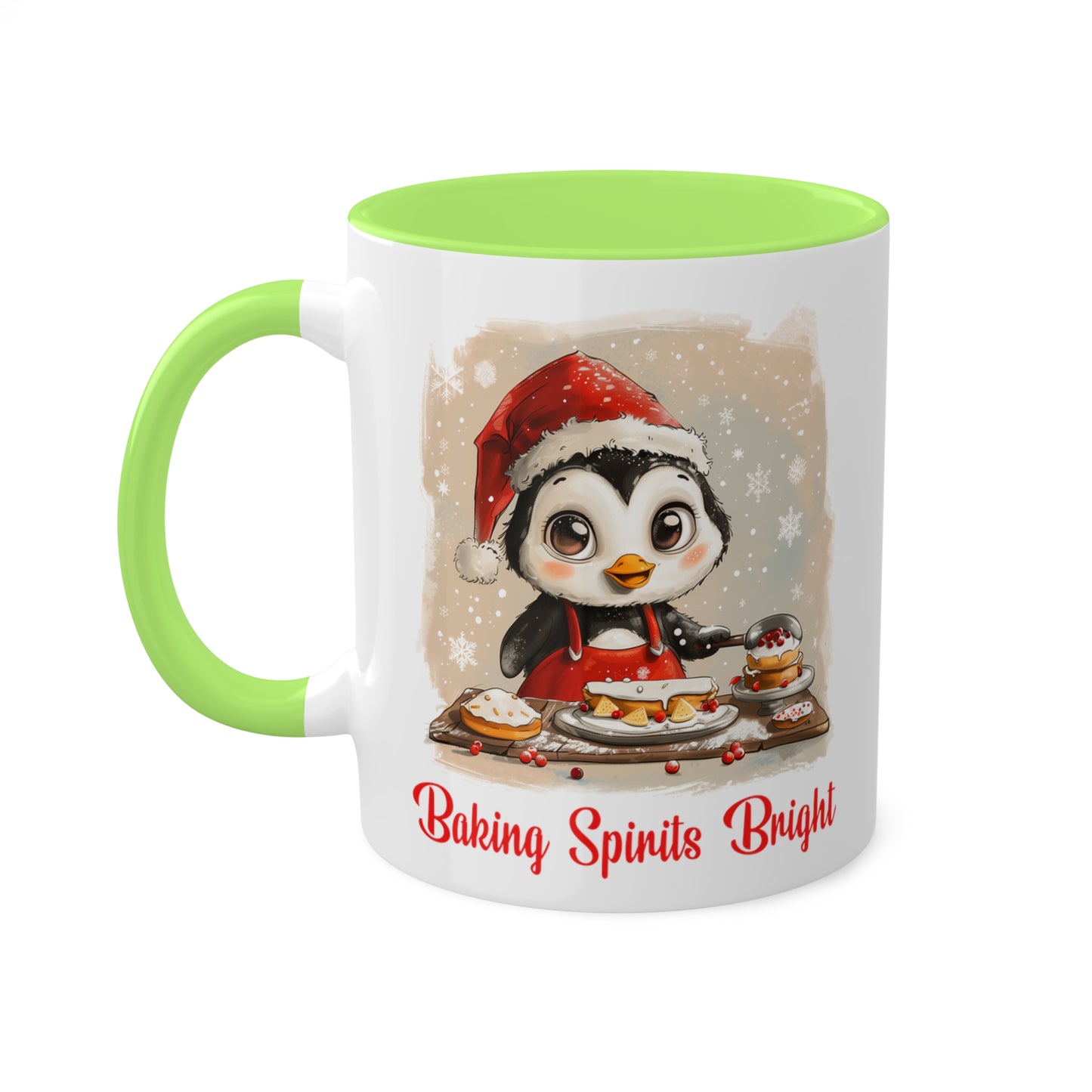 Penguin Christmas Baker Mug