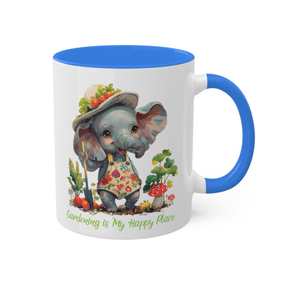 Elephant Gardener Mug