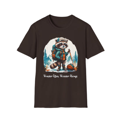 Raccoon Hiker Softstyle T-Shirt