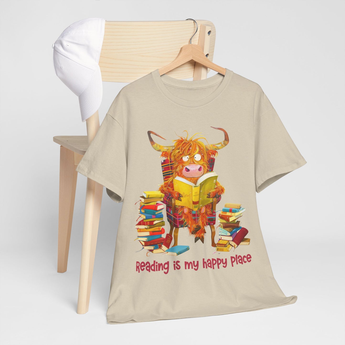 Highland Cow Reader Tee