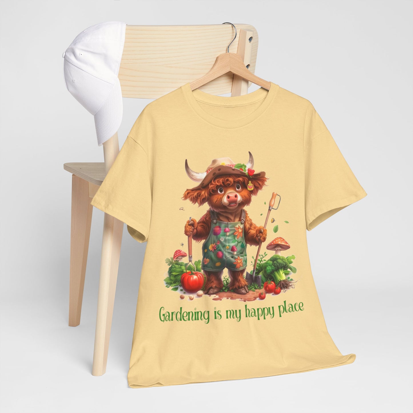 Highland Cow Gardener Tee