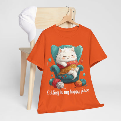 Cat Knitter Tee