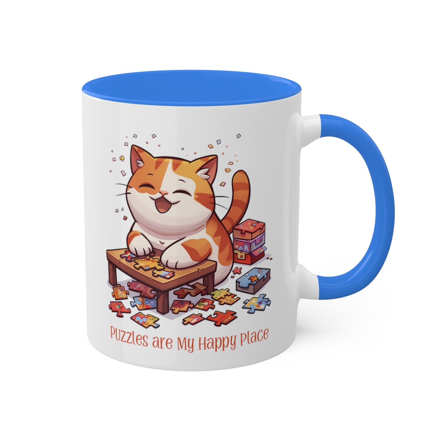 Cat Puzzler Mug