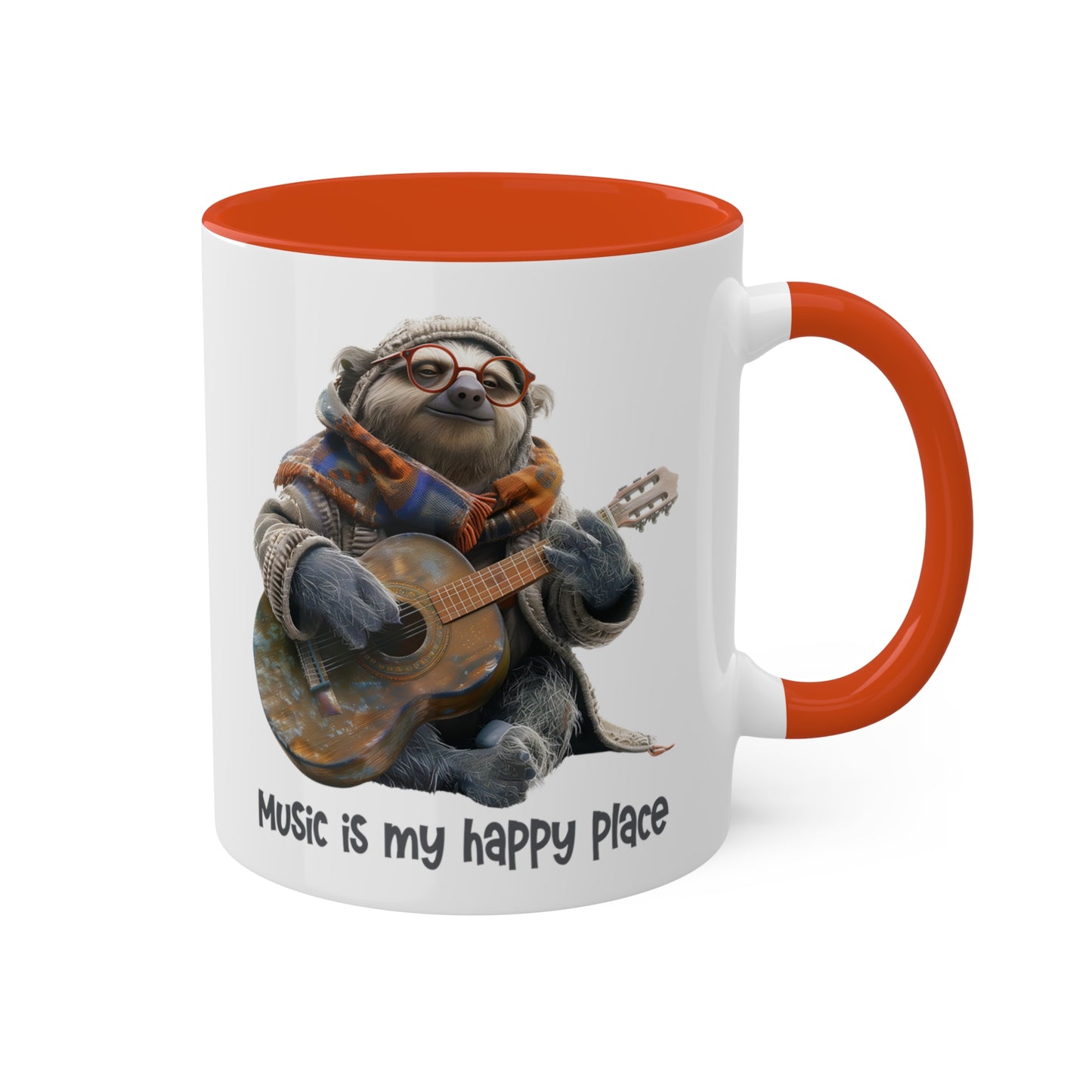 Sloth Musician Mug