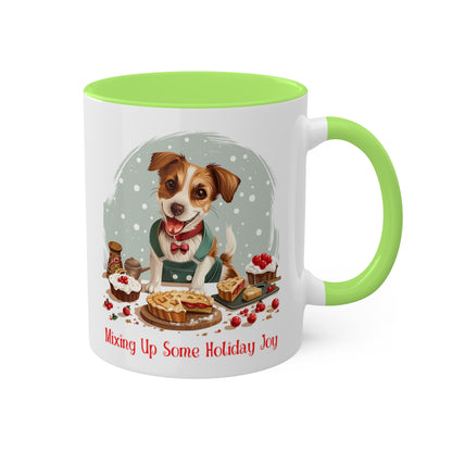 Dog Christmas Baker Mug