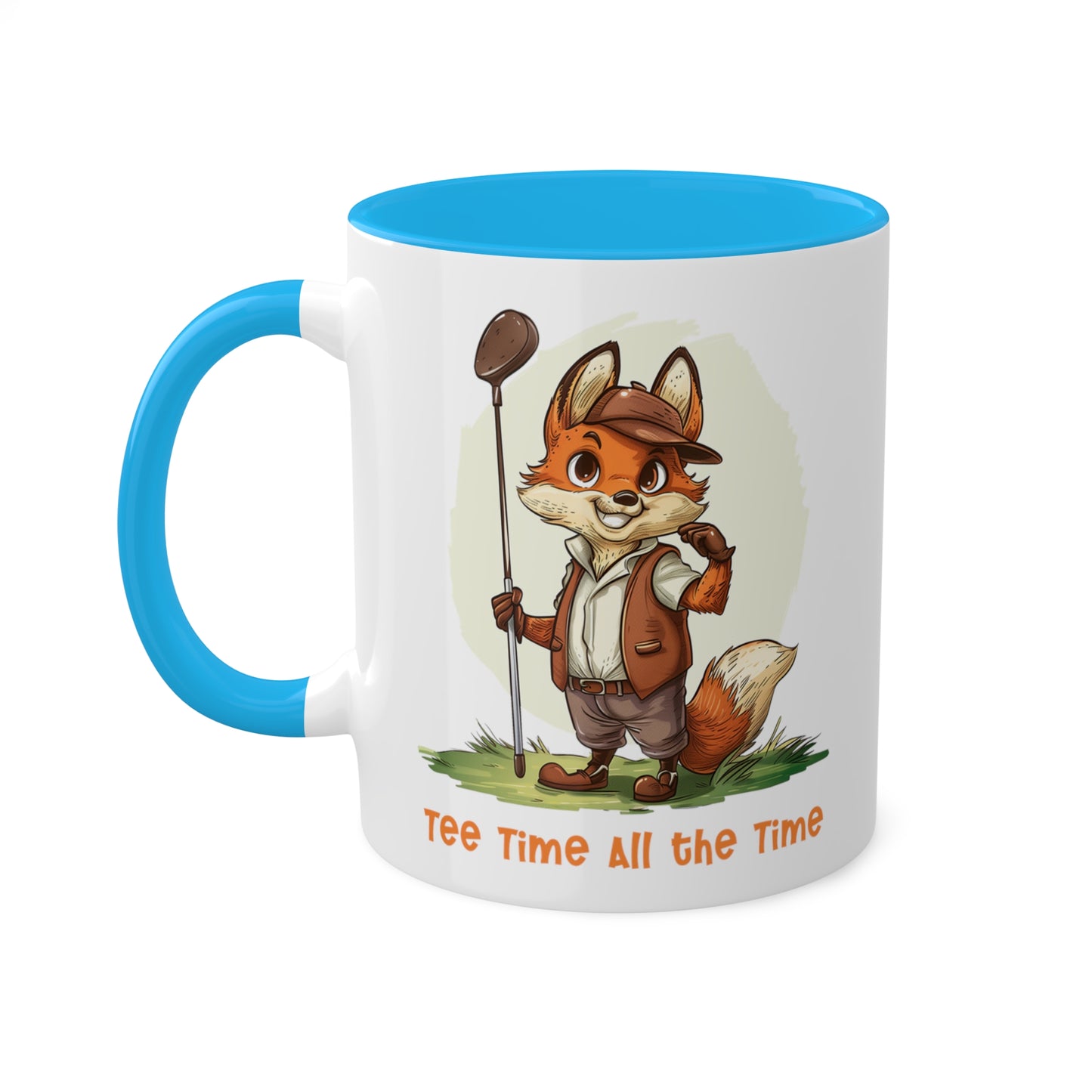 Fox Golfer Mug