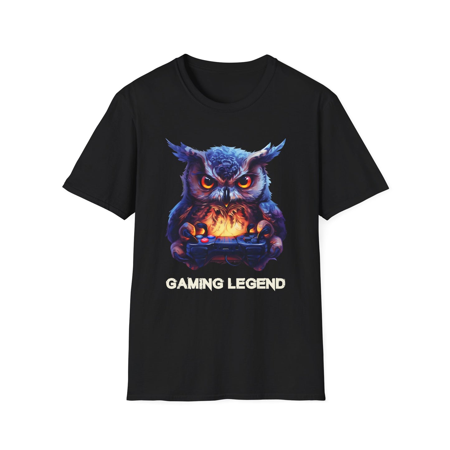 Owl Gamer Unisex Softstyle T-Shirt