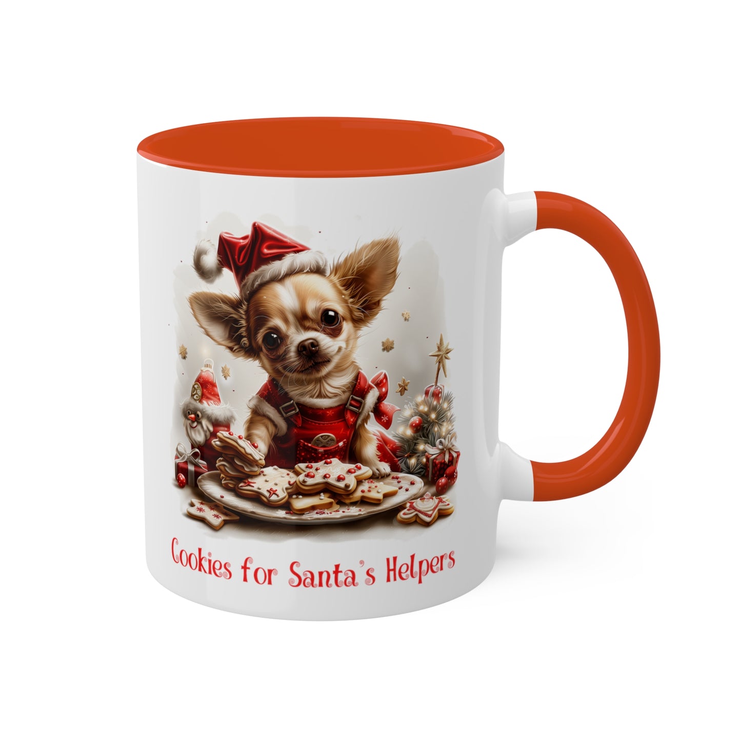 Chihuahua Christmas Baker Mug