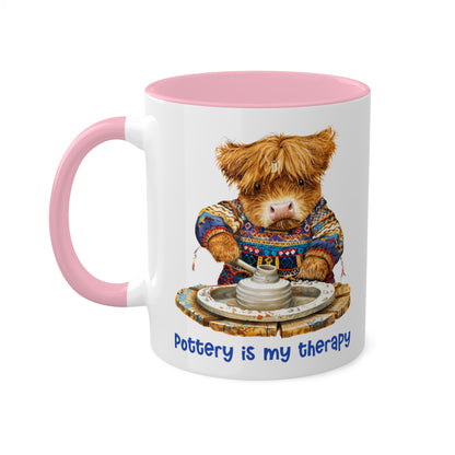 Highland Cow Potter Mug