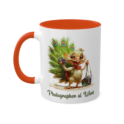 Peacock Photographer Mug