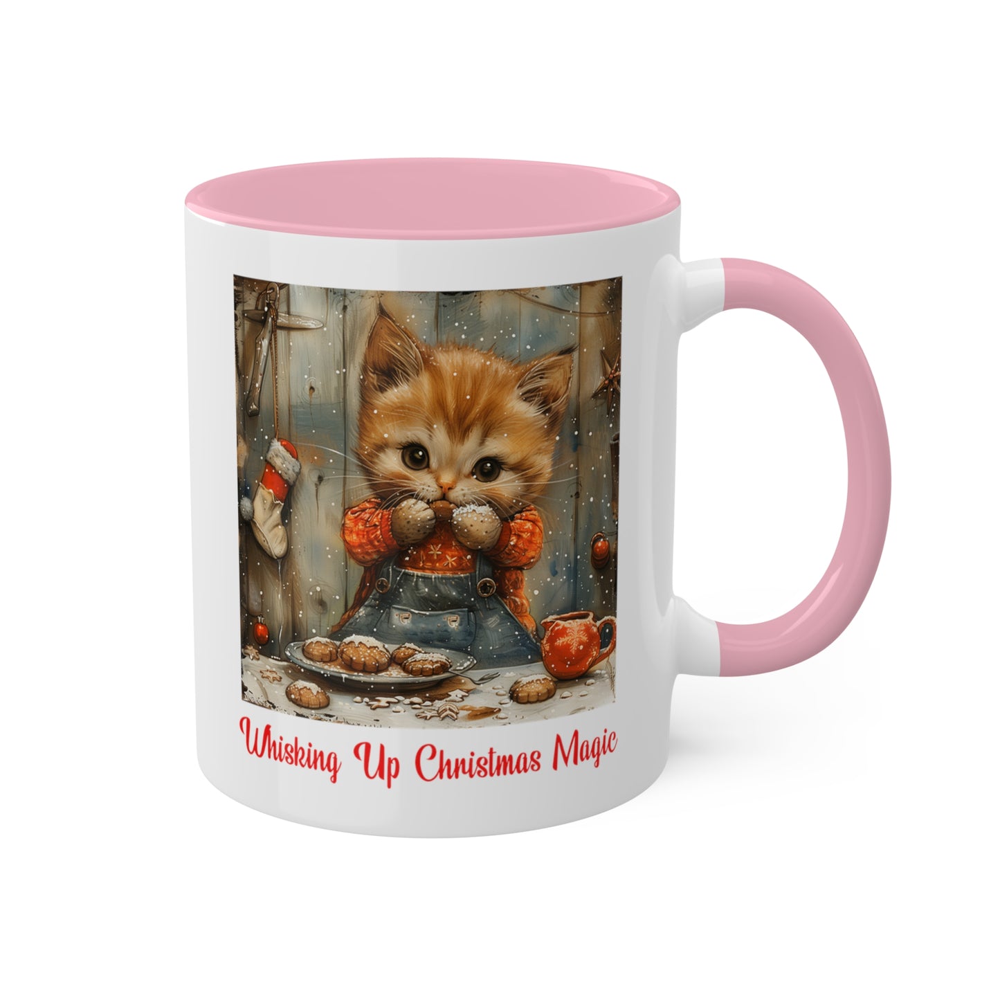 Cat Christmas Baker Mug