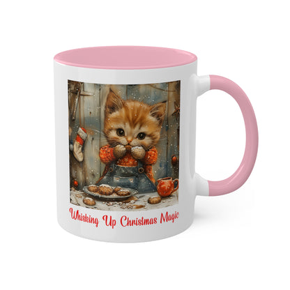 Cat Christmas Baker Mug