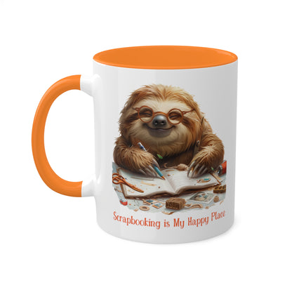 Sloth Scrapbooking Mug