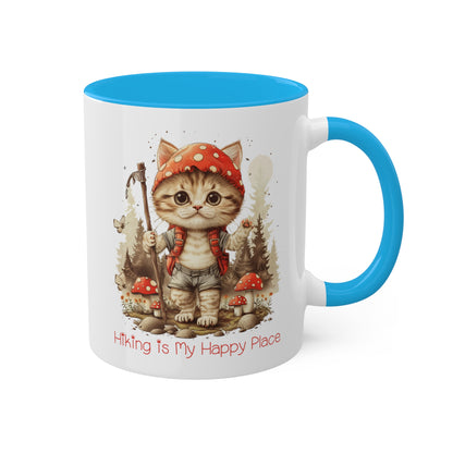 Cat Hiker Mug