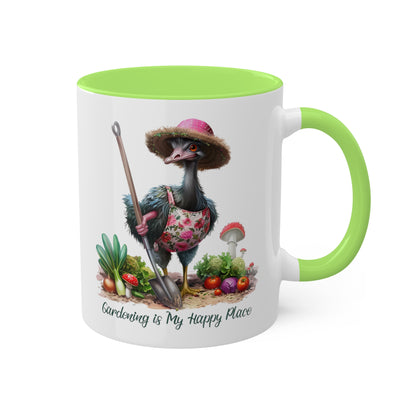 Ostrich Gardener Mug