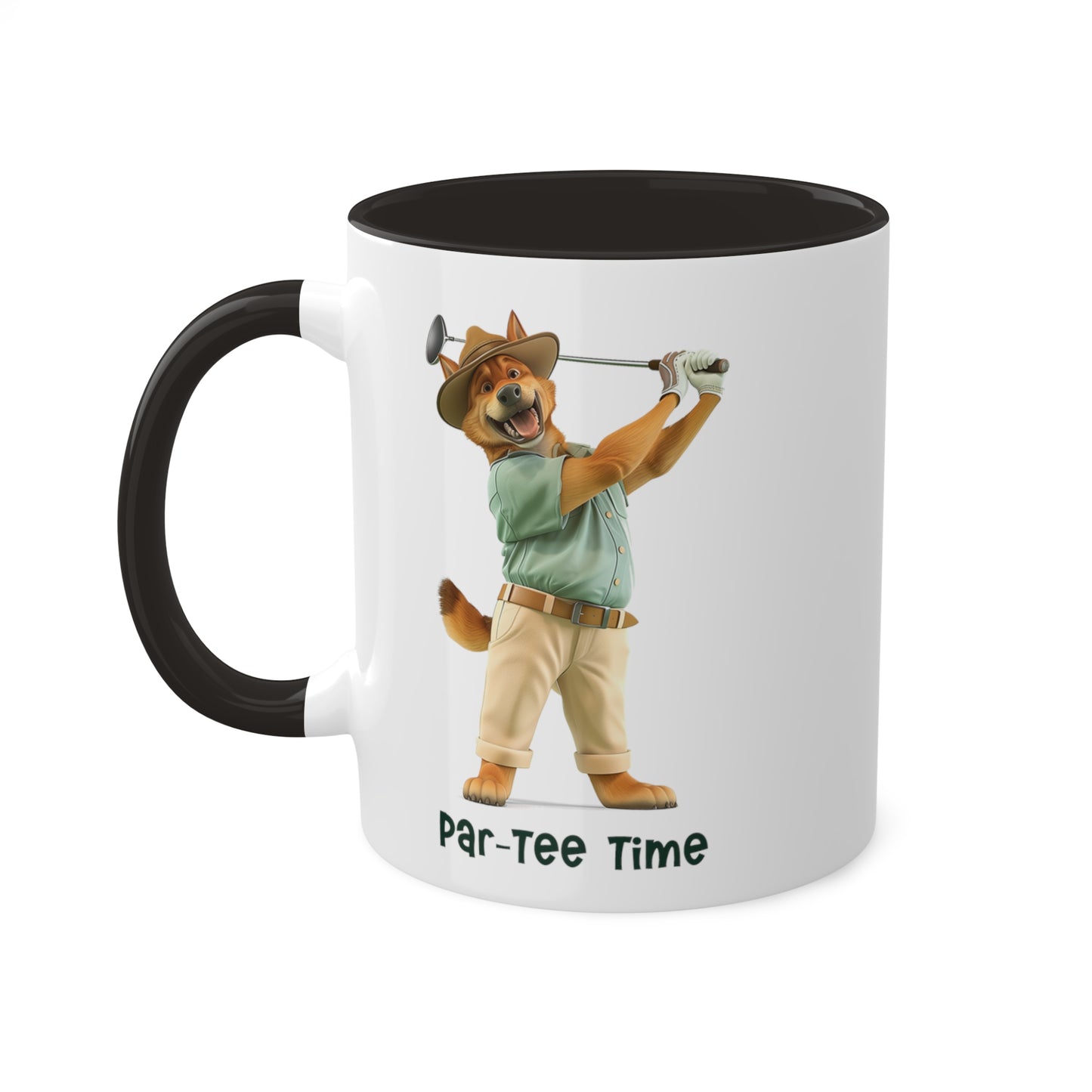 Dog Golfing Mug